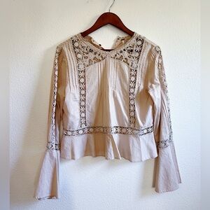 FREEPEOPLE Dusky Rose Bell Top